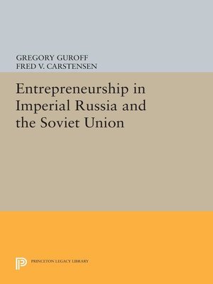 cover image of Entrepreneurship in Imperial Russia and the Soviet Union